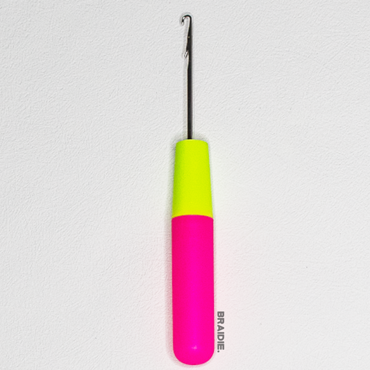 Pink crochet hook